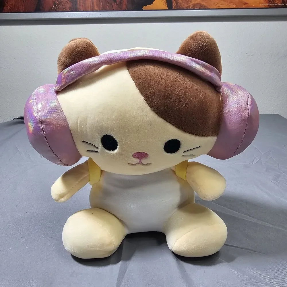 SMOOCHY PALS PLUSH KITTY CAT WITH HEADPHONES, 8